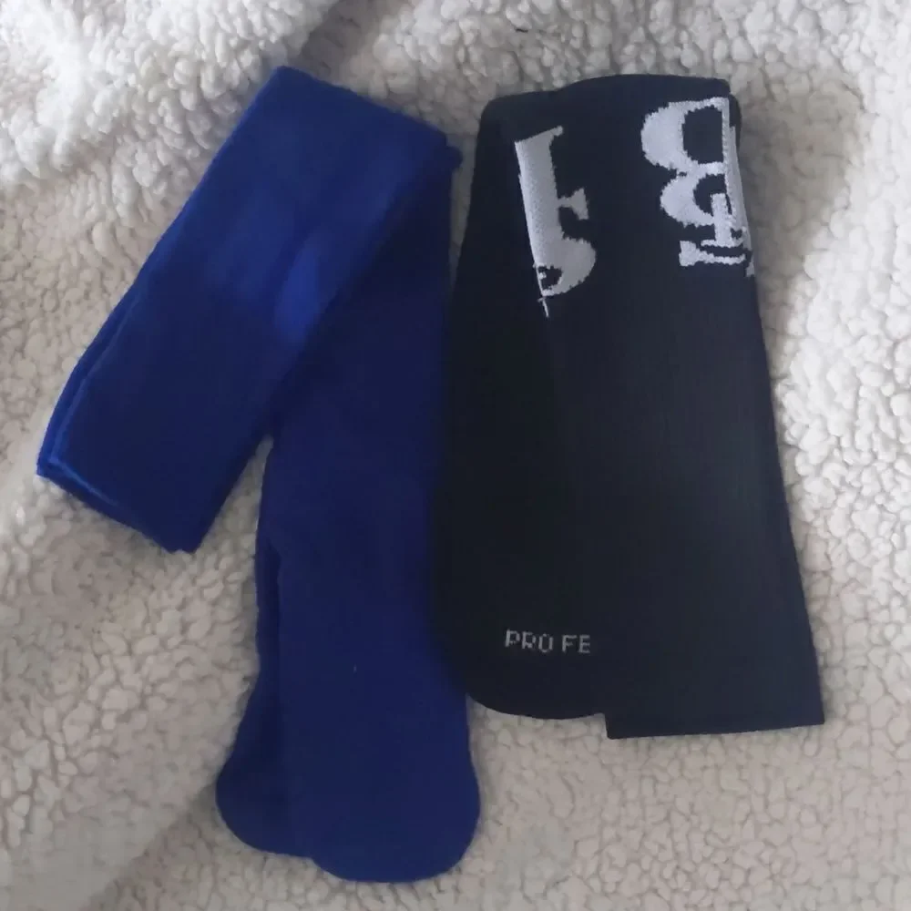Baseball/ softball socks youth. Black and blue